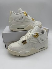 Air Jordan 4 Retro Metallic Gold W - UK 7 US 9.5 - AQ9129-170 - Fast Ship