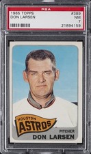 1965 TOPPS #389 DON LARSEN PSA 7