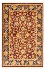 Traditional Hand-knotted Wool Oriental Carpet 6'1" x 9'4" Area Rug