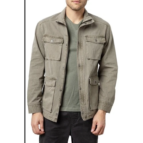 Rails Porter Field Utility Jacket Men Size S Sage Green Pockets Full Zip Army video thumbnail