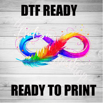 DTF Heat Transfer   Ready to Press, Full Color Design