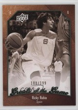2009-10 Upper Deck Greats of the Game Numbered to 199 /199 Ricky Rubio #44 05v0