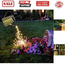 Solar Lights Outdoor Decorative, Metal Solar Watering Can Lights Waterproof, ...