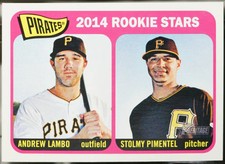 2014 Topps #143 Pirates Rookie Stars (Andrew Lambo / Stolmy Pimentel) RS, RC NM