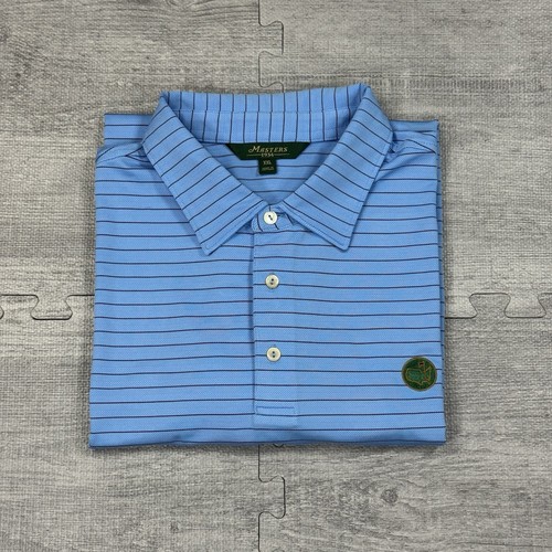 Masters Logo Golf Polo Shirt Augusta National Blue XXL 1934 Berckmans Place PGA