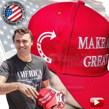 Charlie Kirk Make America Great Again Hat Cap Turning Point Maga Trump TPUSA 1.0