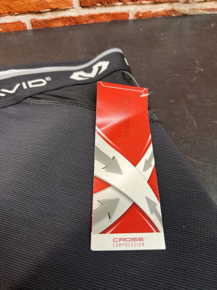 Nuevo McDavid 8200 Pantalones Cortos de Compresión Cruzada con Spica de Cadera - Negro Para Hombres XL Foto 2 de 4