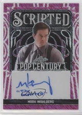 2024 Leaf Metal Pop Century Pink Diagonal Shimmer 1/1 Mark Wahlberg Auto 3hd