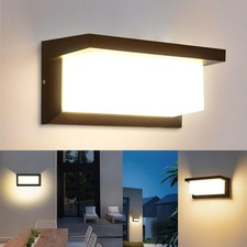 LED Motion Sensor Security PIR Wall Waterproof Light Outdoor House Lamp Garden