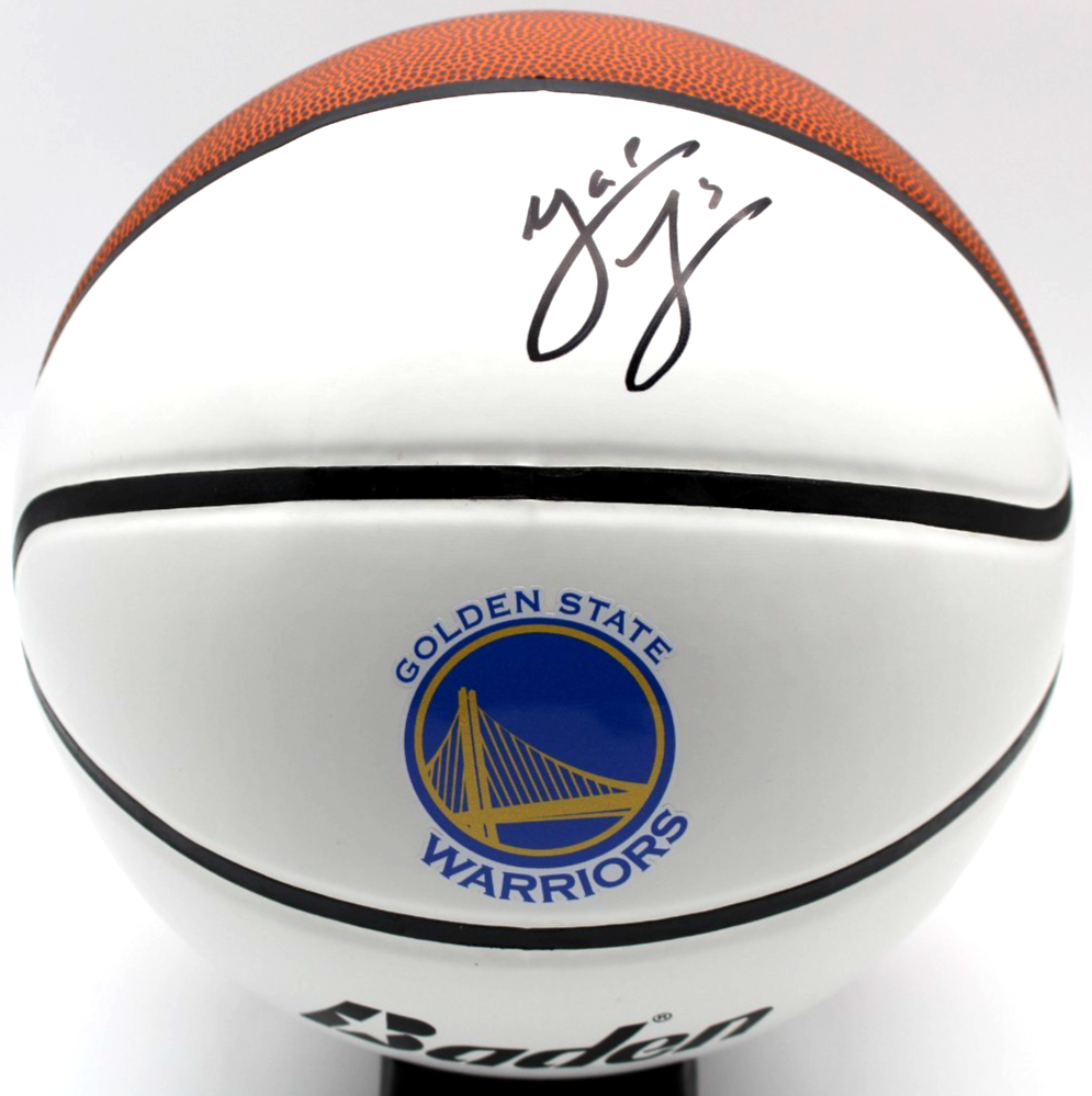 Yaxel Lendeborg Signed Golden State Warriors Basketball w/JSA COA