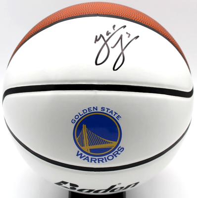 Yaxel Lendeborg Signed Golden State Warriors Basketball w/JSA COA