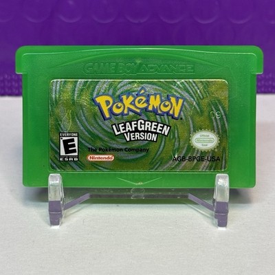 Pokemon Leaf Green GBA [Authentic - Save Tested] Gameboy Advance Cartridge Only