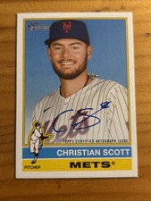 2025 Topps Heritage - Real One Autographs Christian Scott #ROA-CS (AU)