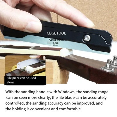 Hot Selling Ukulele guitar bridge string adjustment polishing file repair tools