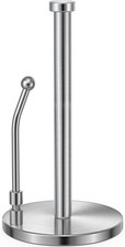 Paper Towel Holder, Paper Towel Dispenser Standing Weighted Base Non Slip, Sprin