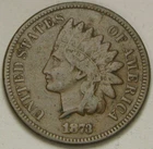 1873-P Indian Head Cent — photo from another recent sale