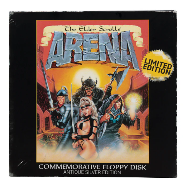 The Elder Scrolls Arena : Limited Edition Metal Collectible Floppy Disk Replica