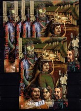  5X CROATIA - USED - ART - FAMOUS PEOPLE - HORSES - 1996