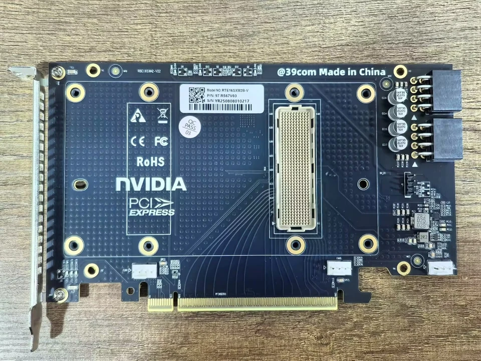NVIDIA Tesla V100 16GB GPU SXM2 + GPU SXM2 To PCIE Adapter Card - image 2 of 4