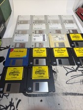Vtg 1992 Apple Mac Macintosh Floppy Disk Lot Of 40 System Print And More