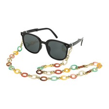 Glasses Lanyard for Sunglasses, Acrylic Glasses Chain Strap, Color/Gold