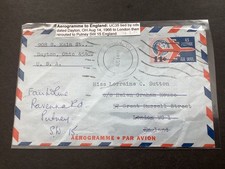 ICOLLECTZONE  US UC35 to England Postal History Cover   (B700)
