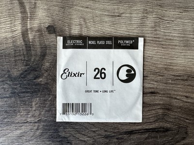 Elixir Polyweb Stärke 0,026 Einzelsaiten   E-Gitarre