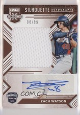 2018 Elite Extra Edition USA Collegiate Silhouette 98/99 Zach Watson Auto hg6