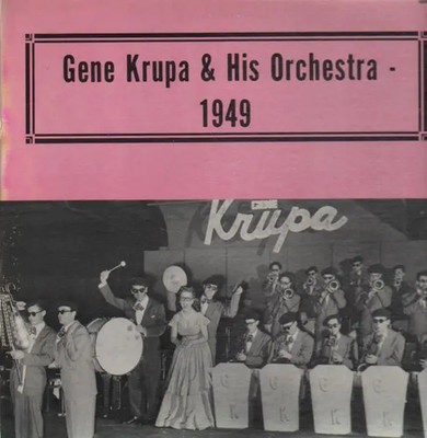 LP Gene Krupa & His Orchestra Gene Krupa & His Orchestra 1949, Same NEAR MINT