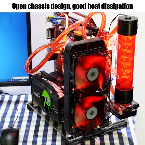 ATx M-ATX/ITX Open Chassis Vertical Overclocking Test Platform Chassis Rack H CB - Afbeelding 6 van 13