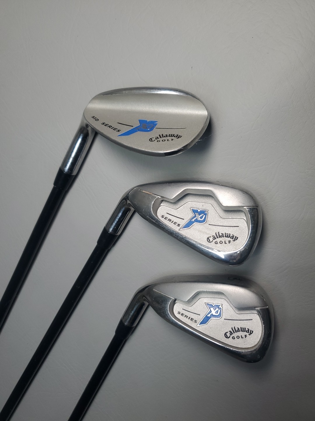 Xj Junior Series Set Of 3 Lh 5, 7 & Sw Irons 53-60" Tall You