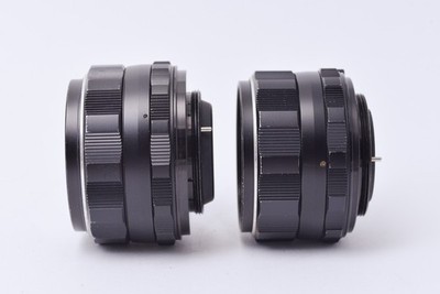 Lot of 2 [Exc] Pentax Super-Takumar 50mm f/1.4 + 55mm f/1.8 M42