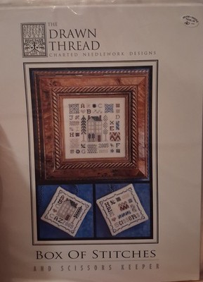 The Drawn Thread Needlepoint Cross Stitch Chart Box Of Stitches Scissor Keeps