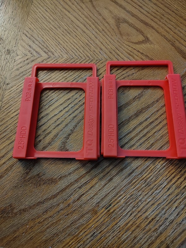 X10 TQ35T25 Orange 2.5“ to 3.5” HDD SSD Adapter Bracket Tray Converter Desktop