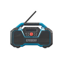 Erbauer Radio ERD18-Li 230V or 18V DAB  FM Radio Bluetooth Aux