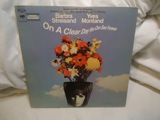 Barbra Streisand Yves Montand On A Clear Day You Can See Forever Vinyl Record JD
