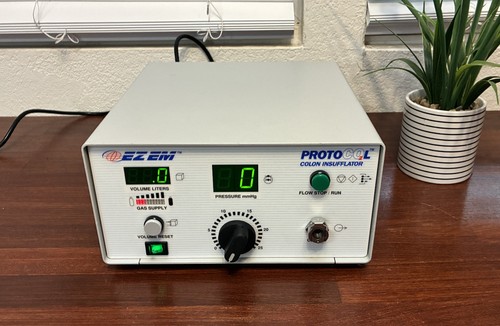 EZ-EM PROTOCO2L 6400 Colon Insufflator Medical Unit Power On - Tested Unit Only