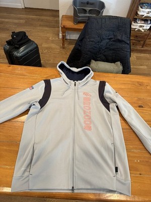 Nike Denver Broncos NFL XXL Gray Navy Orange On-Field Dri-Fit Jacket Football