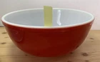 Vintage Pyrex Large Red Mixing Bowl 4QT. #404