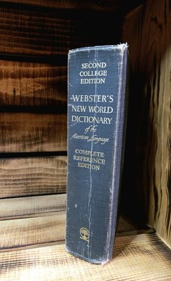 Websters New World Dictionary 1972 2nd College Edition Complete Reference