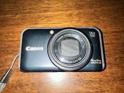Canon PowerShot SX210 IS 14.1MP Digital Camera - Black for