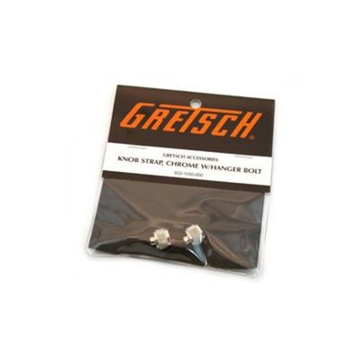 Gretsch Gurtknopf inkl. Schraube Chrome, 2 Stück