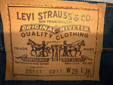 Levi  s 517 Bootcut Jeans W28 L36 Made USA 1997 New With Tags 100 Cotton