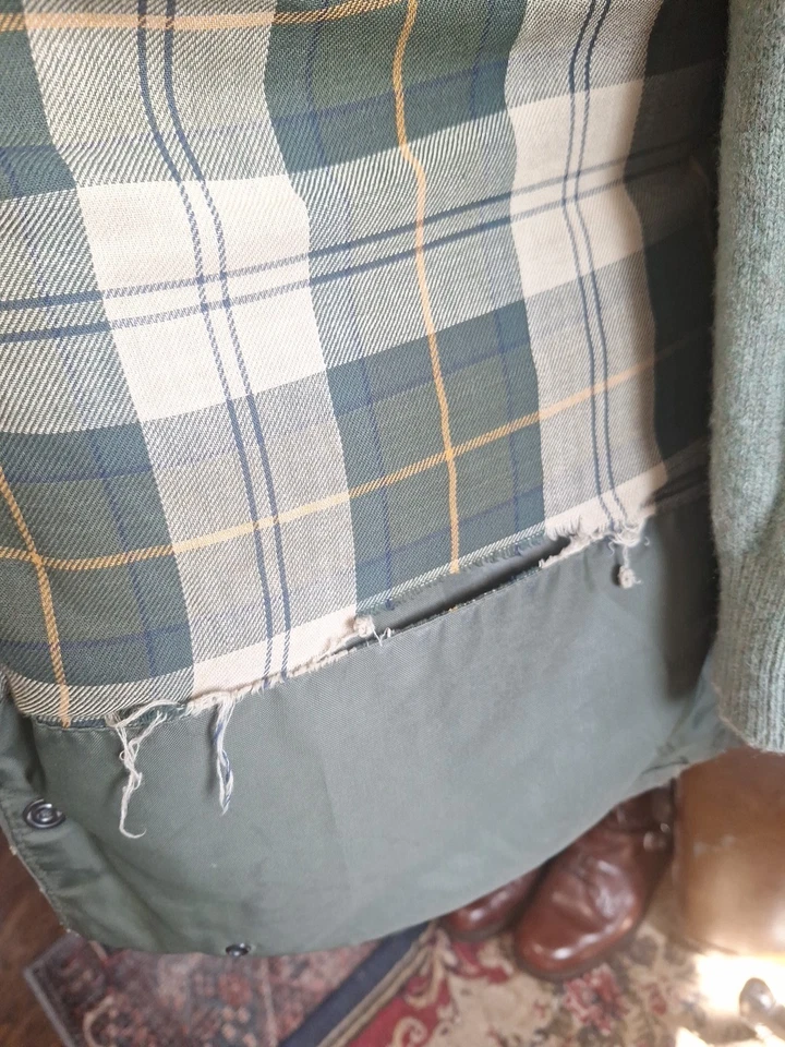 Восковая куртка barbour Border Sage Green размер 36 - Изображение 4 из 4