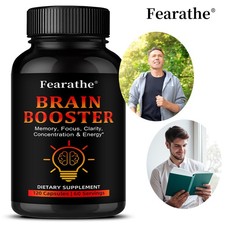 Brain Supplément de force supplémentaire Mémoire Focus Clarity renforce les niveaux d'intelligence