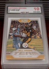 ANTONIO BROWN---2018 Panini HANDS TEAM****GEM Mint 10****BUCCANEERS--STEELERS
