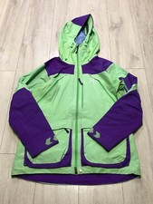 Women's Haglofs Vassi Goretex Waterpoof Outdoor Green Jacket Size M Rrp £450