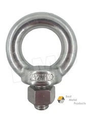 (12) 304 Stainless Steel Lifting Eye Bolt M12 with Nut 1200104