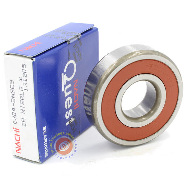 6304-2NSE Sealed Radial Ball Bearing 20x52x15mm - Nachi | eBay