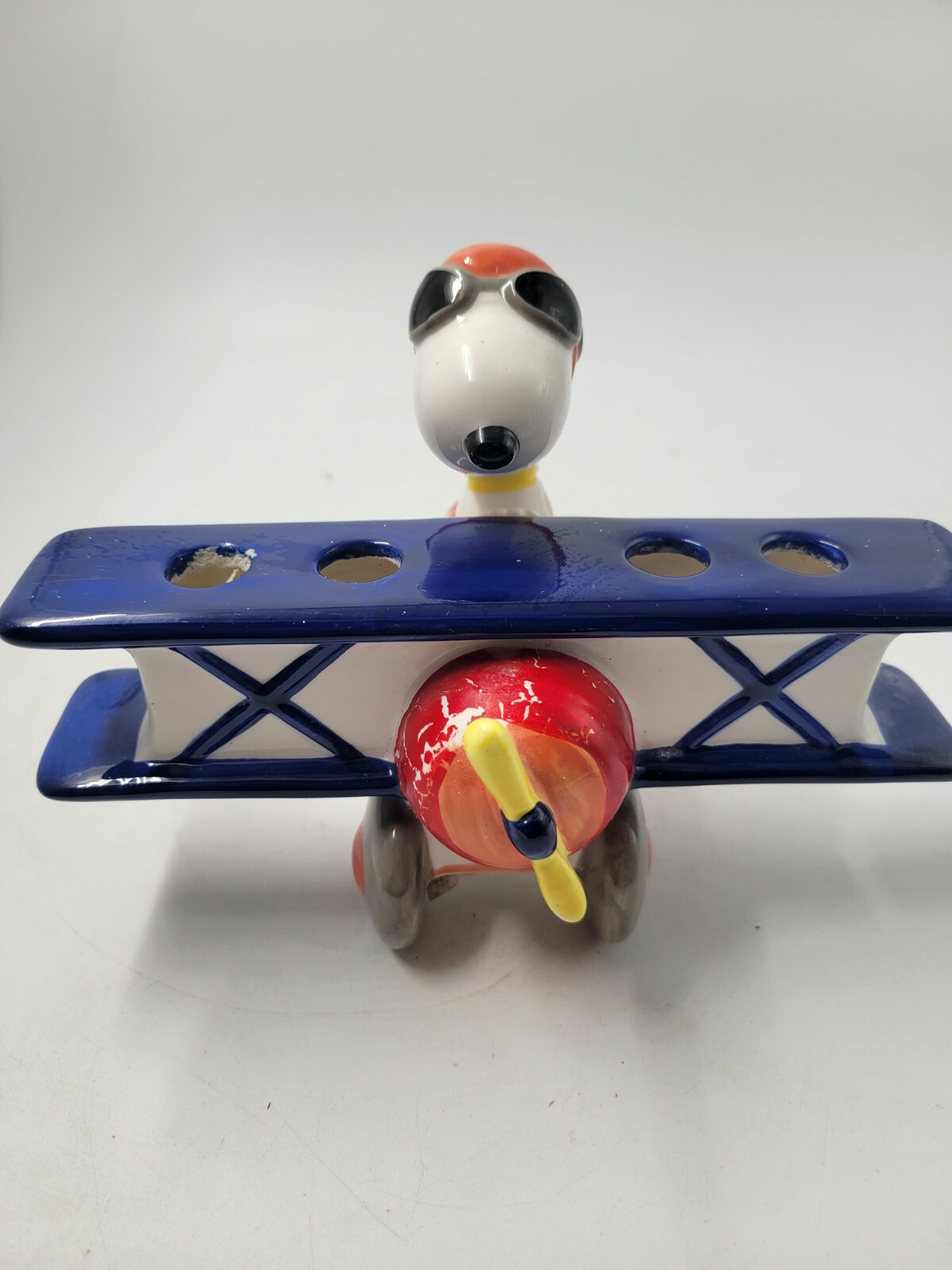 Peanuts Snoopy Airplane Toothbrush Holder Vintage Read eBay